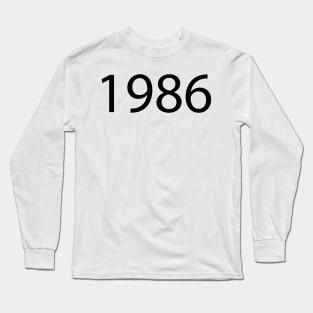 1986 Long Sleeve T-Shirt